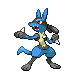 #448 Lucario sprite Diamante / Perla