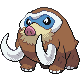#473 Mamoswine sprite Diamante / Perla