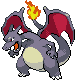 #006 Charizard sprite Diamante / Perla Shiny