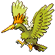 #022 Fearow sprite Diamante / Perla Shiny