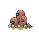 #051 Dugtrio sprite Diamante / Perla Shiny