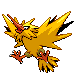 #145 Zapdos sprite Diamante / Perla Shiny