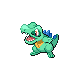 #158 Totodile sprite Diamante / Perla Shiny
