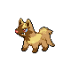 #261 Poochyena sprite Diamante / Perla Shiny