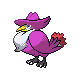 #430 Honchkrow sprite Diamante / Perla Shiny