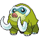 #473 Mamoswine sprite Diamante / Perla Shiny