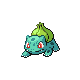 #001 Bulbasaur sprite Oro HeartGold / Plata SoulSilver