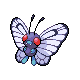#012 Butterfree sprite Oro HeartGold / Plata SoulSilver