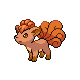 #037 Vulpix sprite Oro HeartGold / Plata SoulSilver