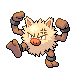 #057 Primeape sprite Oro HeartGold / Plata SoulSilver