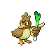#083 Farfetch'd sprite Oro HeartGold / Plata SoulSilver