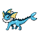 #134 Vaporeon sprite Oro HeartGold / Plata SoulSilver