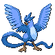 #144 Articuno sprite Oro HeartGold / Plata SoulSilver