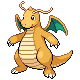 #149 Dragonite sprite Oro HeartGold / Plata SoulSilver