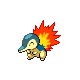 #155 Cyndaquil sprite Oro HeartGold / Plata SoulSilver