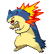 #157 Typhlosion sprite Oro HeartGold / Plata SoulSilver