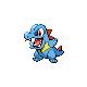 #158 Totodile sprite Oro HeartGold / Plata SoulSilver