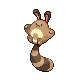 #161 Sentret sprite Oro HeartGold / Plata SoulSilver