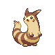 #162 Furret sprite Oro HeartGold / Plata SoulSilver