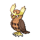 #164 Noctowl sprite Oro HeartGold / Plata SoulSilver