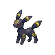 #197 Umbreon sprite Oro HeartGold / Plata SoulSilver