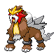 #244 Entei sprite Oro HeartGold / Plata SoulSilver