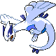 #249 Lugia sprite Oro HeartGold / Plata SoulSilver