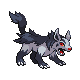 #262 Mightyena sprite Oro HeartGold / Plata SoulSilver