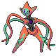 #386 Deoxys Ataque sprite Oro HeartGold / Plata SoulSilver