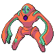#386 Deoxys Defensa sprite Oro HeartGold / Plata SoulSilver