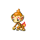 #390 Chimchar sprite Oro HeartGold / Plata SoulSilver
