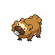 #399 Bidoof sprite Oro HeartGold / Plata SoulSilver