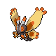 #414 Mothim sprite Oro HeartGold / Plata SoulSilver
