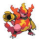 #467 Magmortar sprite Oro HeartGold / Plata SoulSilver