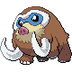 #473 Mamoswine sprite Oro HeartGold / Plata SoulSilver