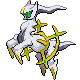 #493 Arceus sprite Oro HeartGold / Plata SoulSilver