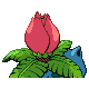 #002 Ivysaur sprite Posterior