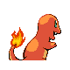 #004 Charmander sprite Posterior