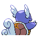 #008 Wartortle sprite Posterior