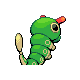 #010 Caterpie sprite Posterior