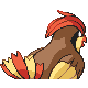 #017 Pidgeotto sprite Posterior