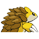 #028 Sandslash sprite Posterior