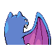 #042 Golbat sprite Posterior