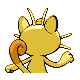 #052 Meowth sprite Posterior