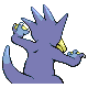 #055 Golduck sprite Posterior