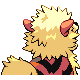 #059 Arcanine sprite Posterior