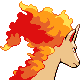 #078 Rapidash sprite Posterior