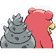 #080 Slowbro sprite Posterior