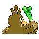 #083 Farfetch'd sprite Posterior