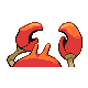 #098 Krabby sprite Posterior